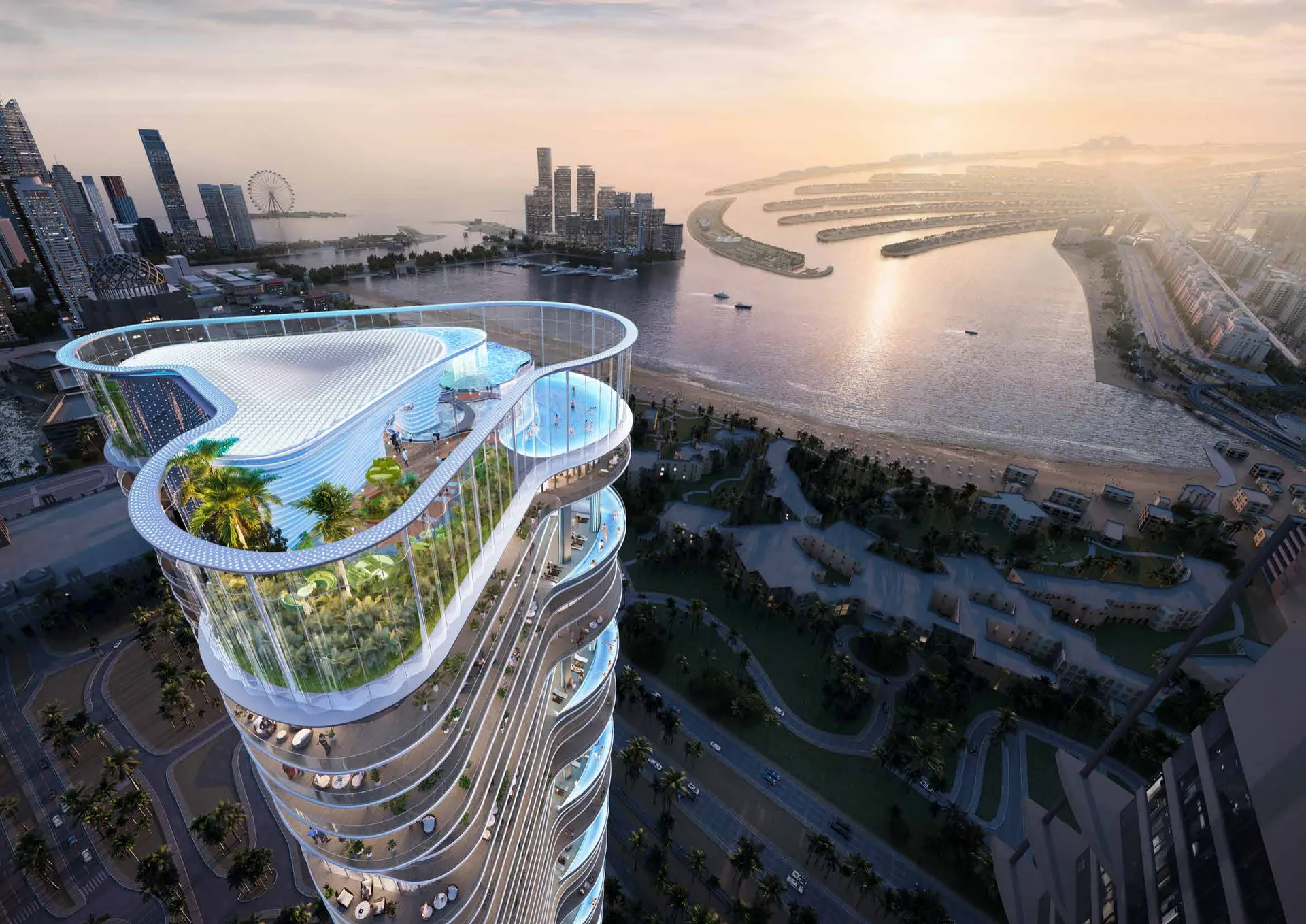 DAMAC Casa tower at Al Sufouh